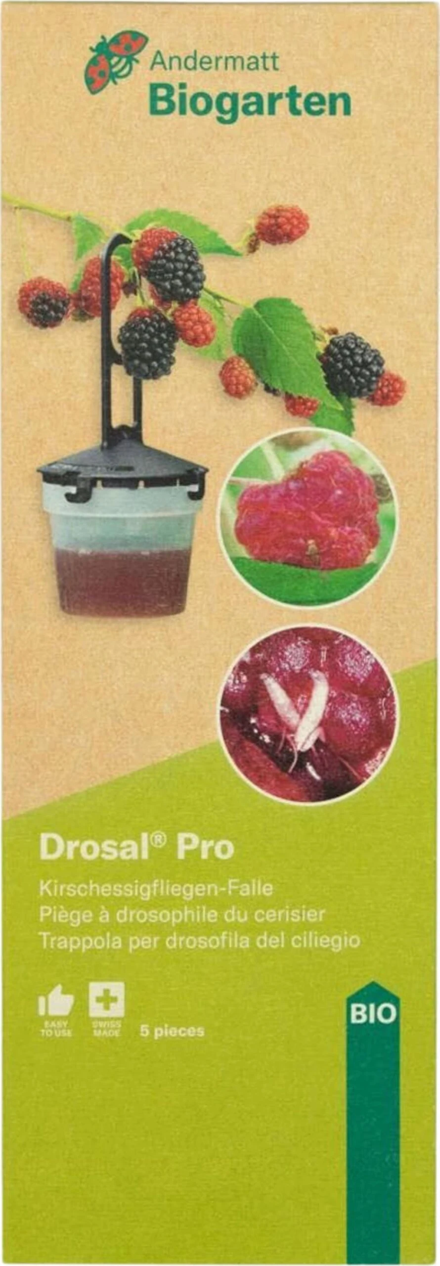 Trappole Per Drosofila Del Ciliegio - DrosalPro 2 Trappole Per Drosofila Del Ciliegio - DrosalPro - immagine 2