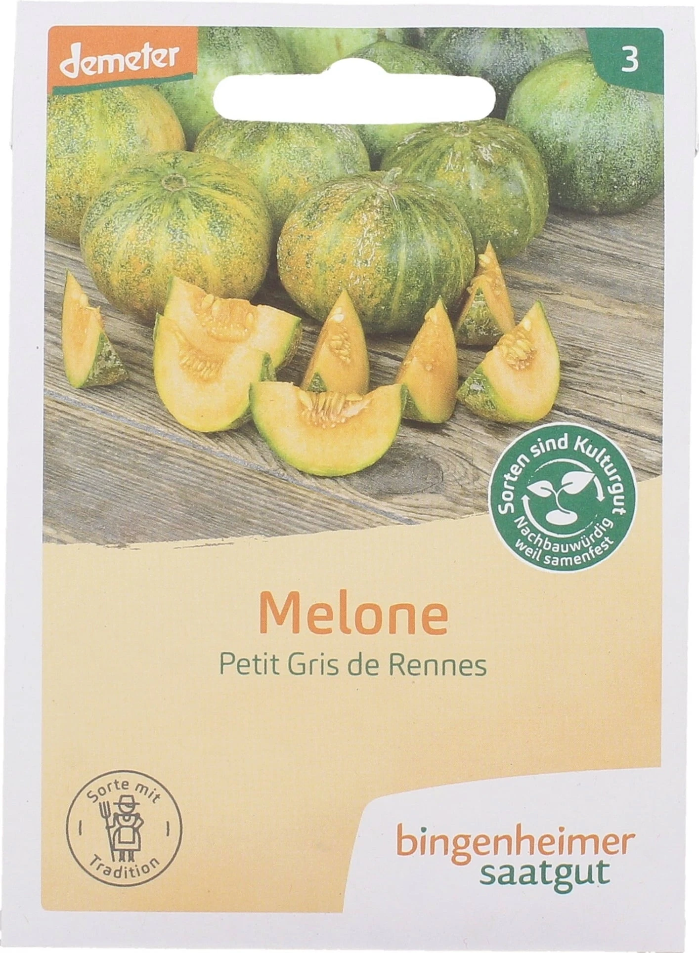 Melone "Petit Gris De Rennes" 1 Melone "Petit Gris De Rennes"