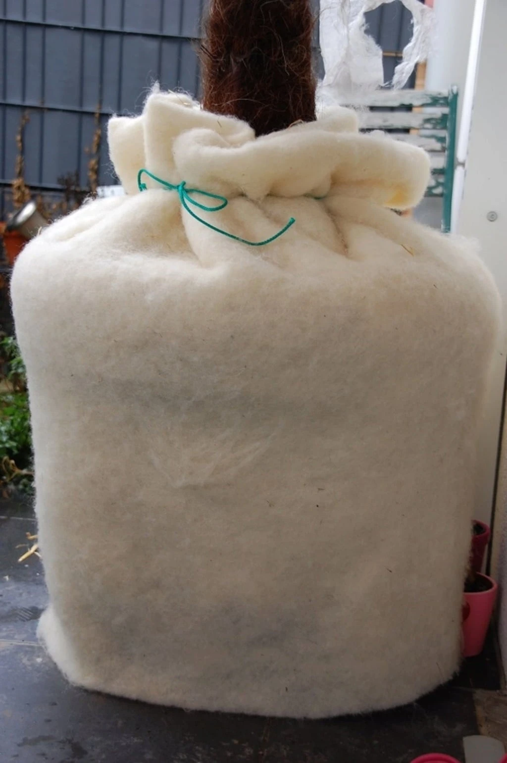 Telo Protettivo In Lana Bio Di Pecora, Circa 190 X 150 Cm 2 Telo Protettivo In Lana Bio Di Pecora, Circa 190 X 150 Cm - immagine 2