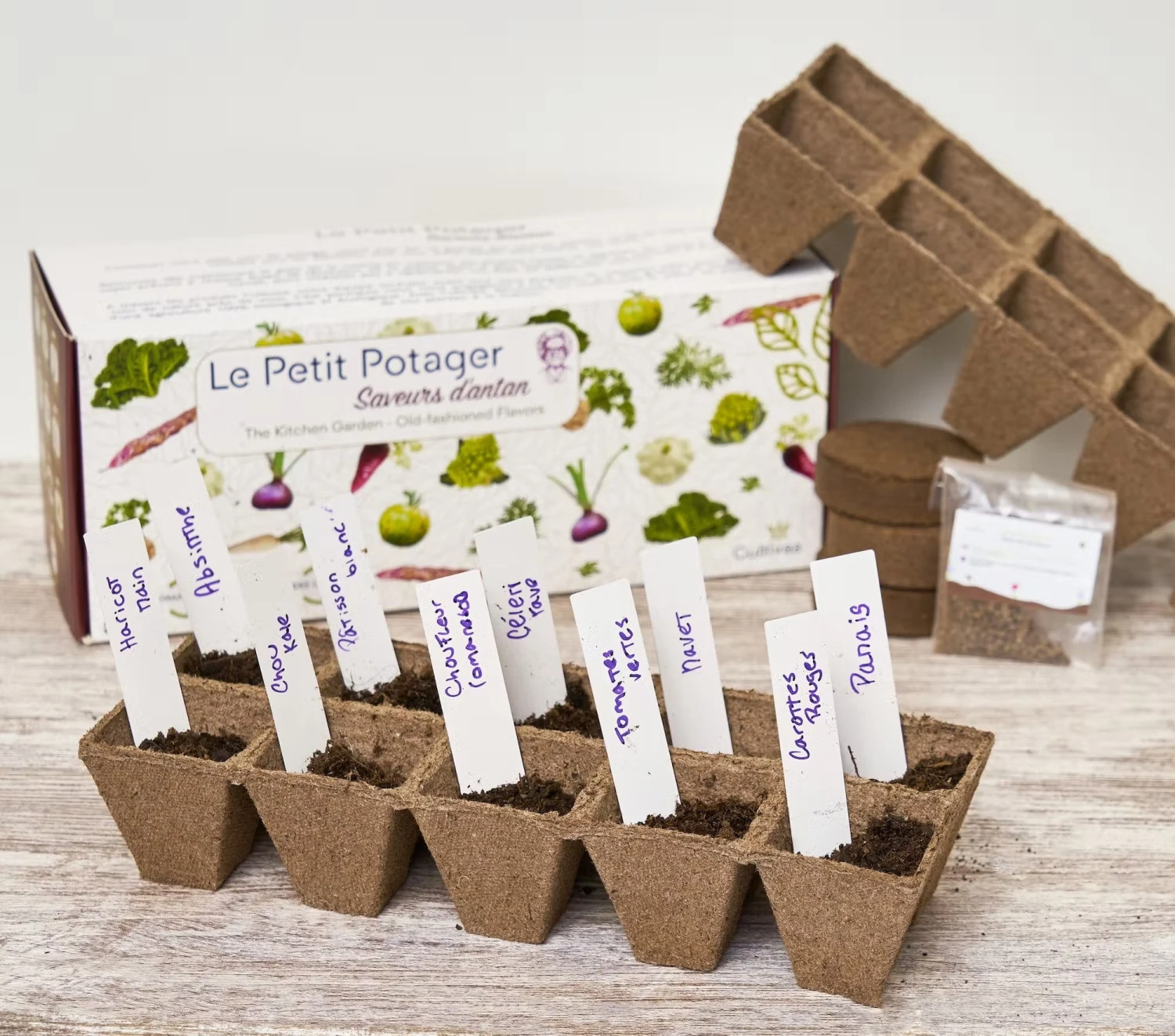 Set Di Coltivazione Verdure Bio - Sapori Antichi 2 Set Di Coltivazione Verdure Bio - Sapori Antichi - immagine 2