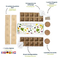 Set Di Coltivazione Verdure Bio - Sapori Invernali -Offerta Economica Verdi Giard cultivea il piccolo giardino set con 10 varieta essenziali di semi bio 1381534 it