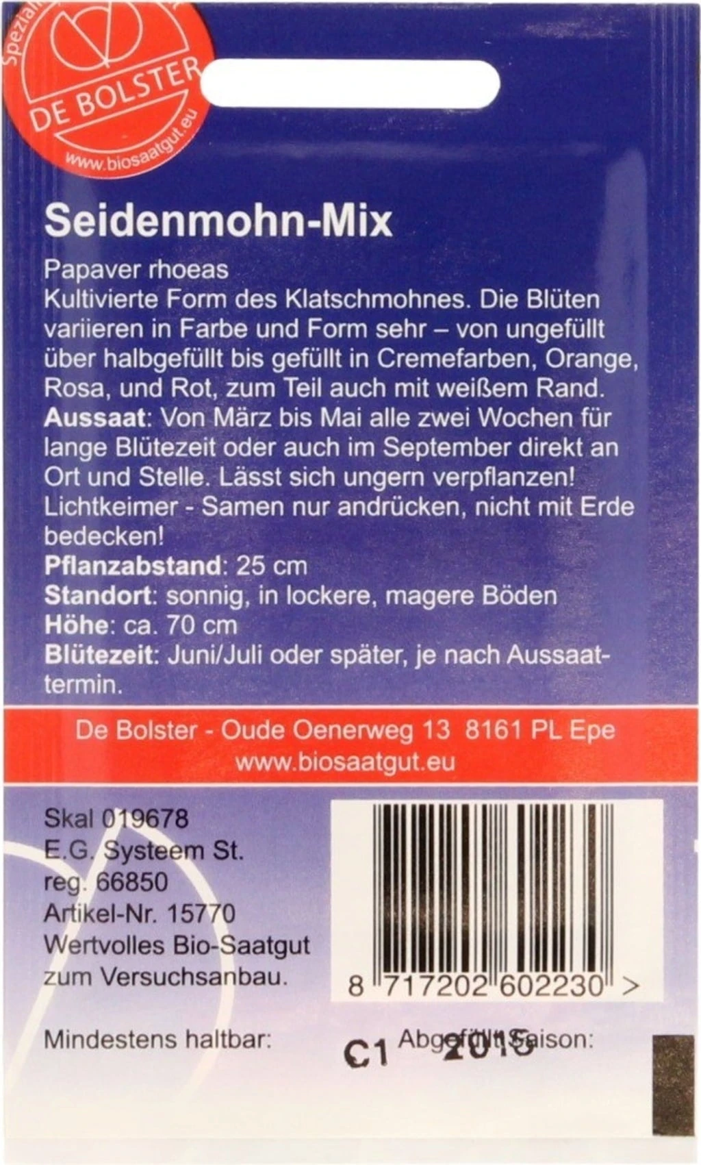 Mix Di Papaveri, 1 G 1 Mix Di Papaveri, 1 G