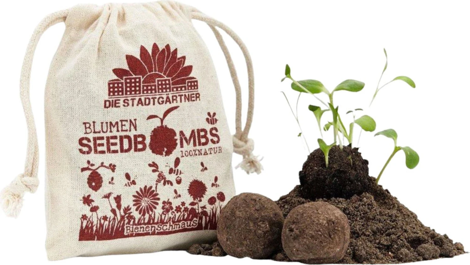 Bombe Di Semi - Api In Festa, 8 Pz. 3 Bombe Di Semi - Api In Festa, 8 Pz. - immagine 3