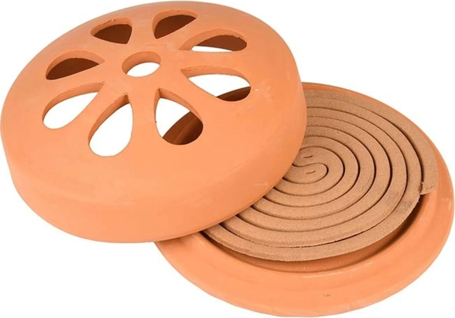 ESSCHERT DESIGN Spirale Di Citronella In Contenitore Di Terracotta 5 ESSCHERT DESIGN Spirale Di Citronella In Contenitore Di Terracotta - immagine 5