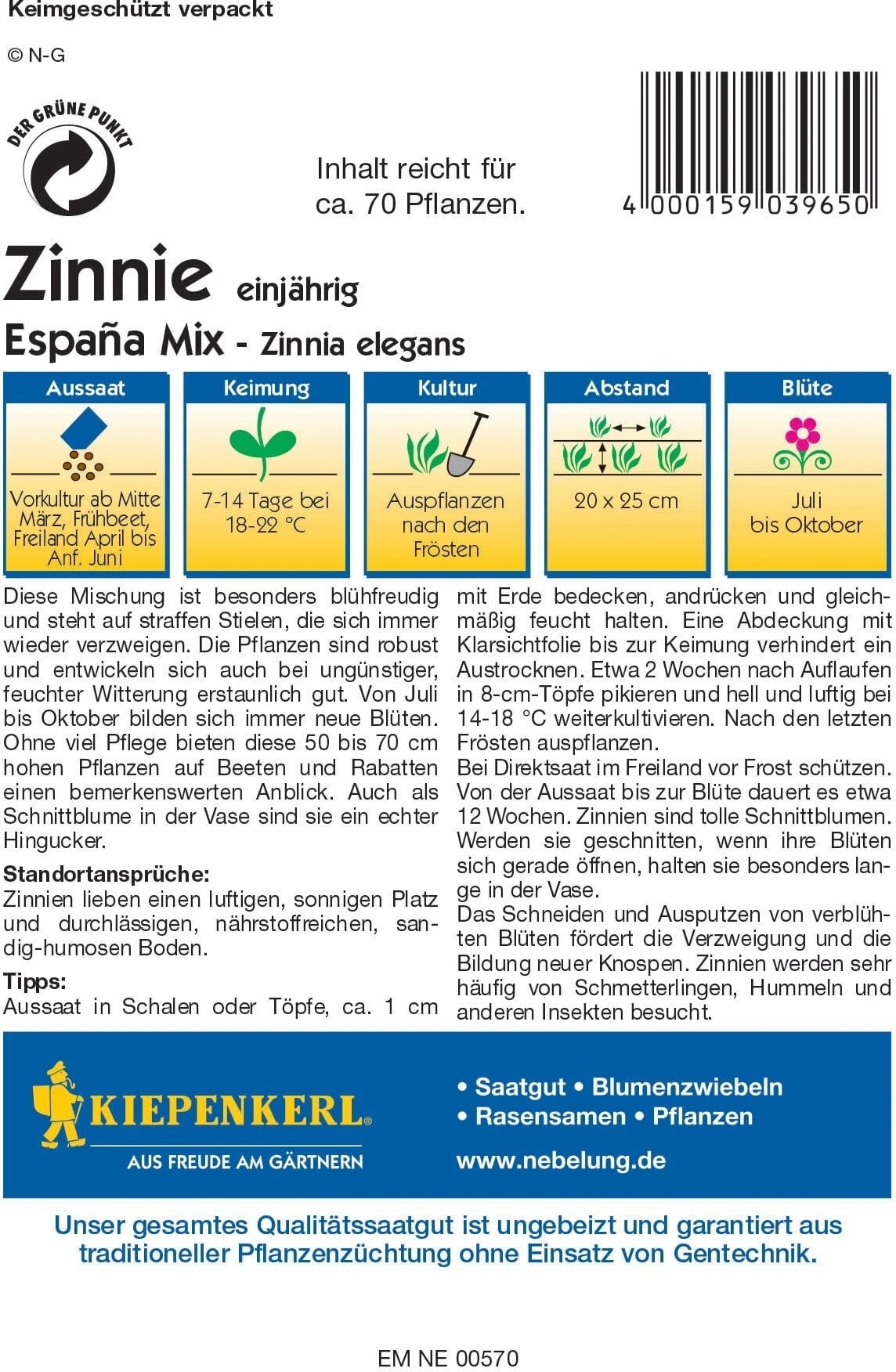 Zinnia "España Mix" 1 Zinnia "España Mix"