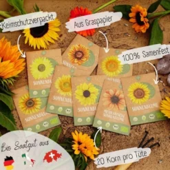 Set Di Semi Bio - Girasoli 11 Set Di Semi Bio - Girasoli -Offerta Economica Verdi Giard loveplants set di semi bio girasoli 1682933 it