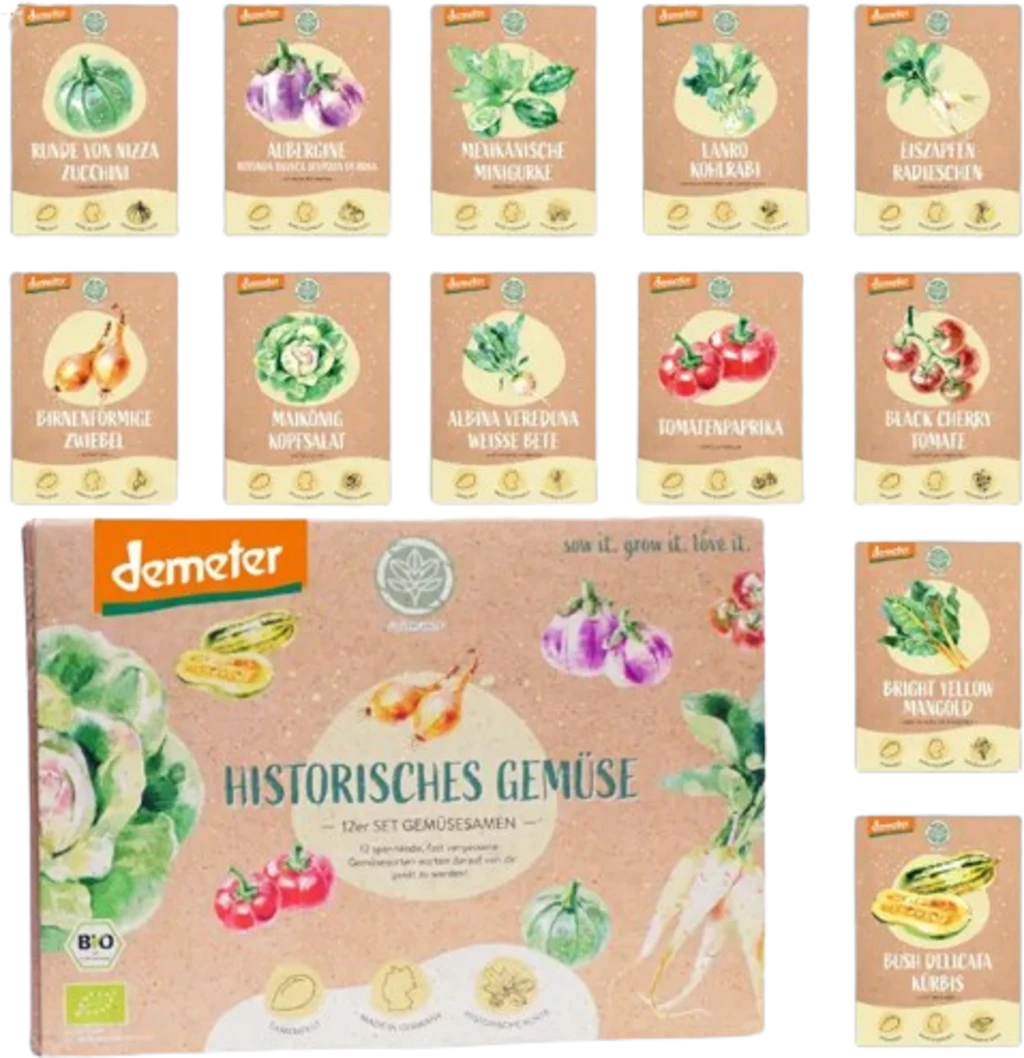 Set Di Semi Bio - Ortaggi Storici 3 Set Di Semi Bio - Ortaggi Storici - immagine 3