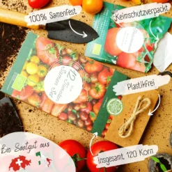 Set Di Semi Bio - Pomodori -Offerta Economica Verdi Giard loveplants set di semi bio pomodori 1546915 it