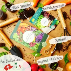 Set Di Semi Bio - Verdure Per Orto Rialzato E Balcone 9 Set Di Semi Bio - Verdure Per Orto Rialzato E Balcone -Offerta Economica Verdi Giard loveplants set di semi bio verdure per orto rialzato e balcone 1546843 it