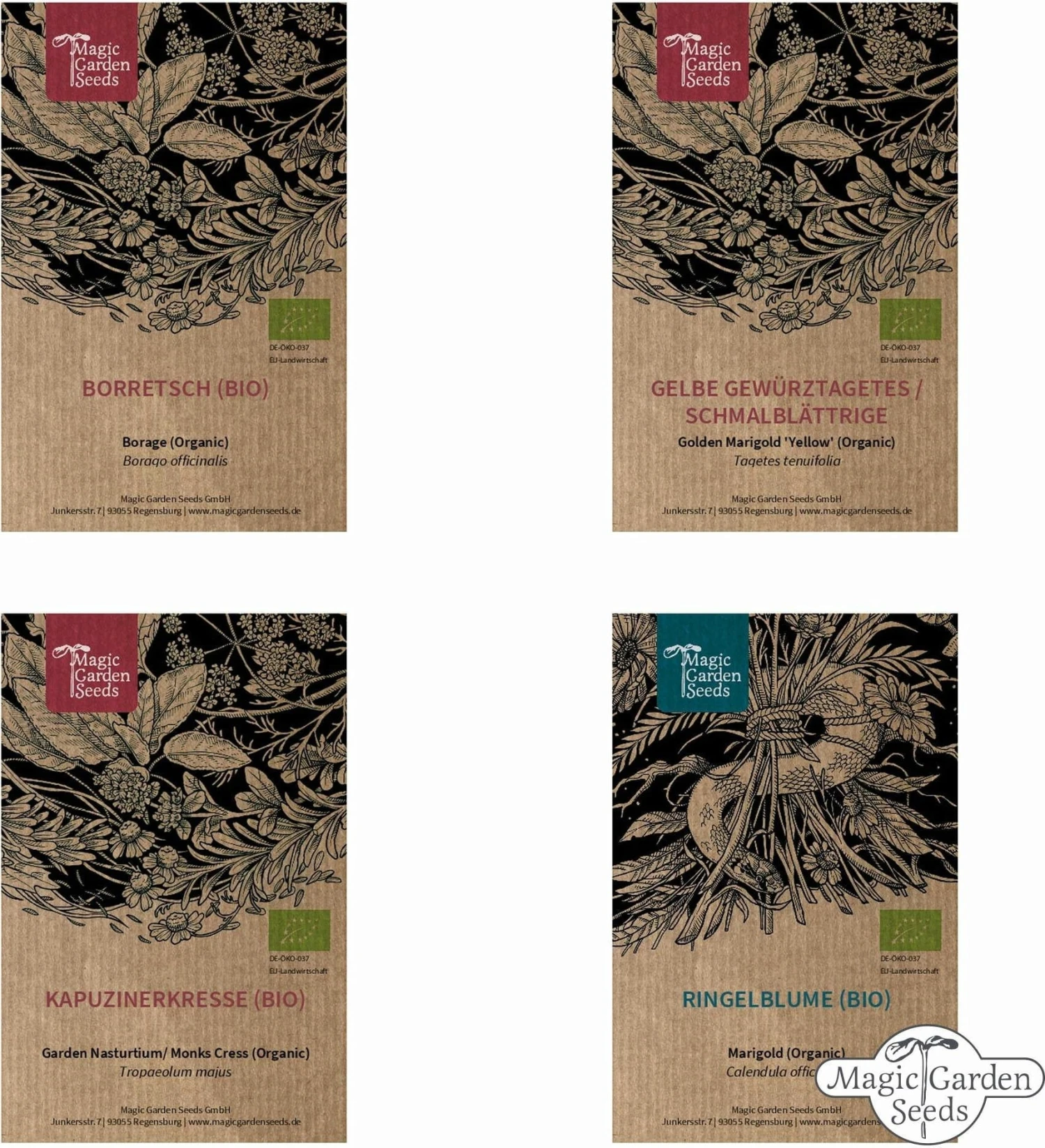 Fiori Commestibili Bio - Set Di Semi 3 Fiori Commestibili Bio - Set Di Semi - immagine 3