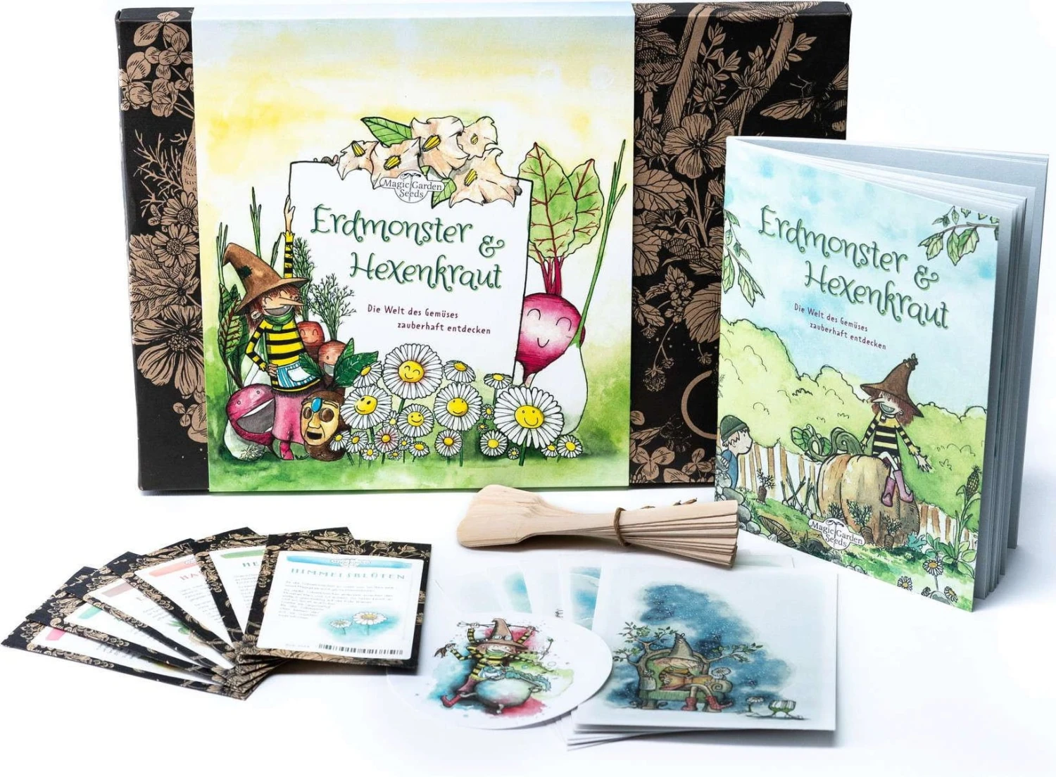 Mostri Di Fango Ed Erbe Delle Streghe - Set Di Semi Per Bambini 6 Mostri Di Fango Ed Erbe Delle Streghe - Set Di Semi Per Bambini - immagine 6