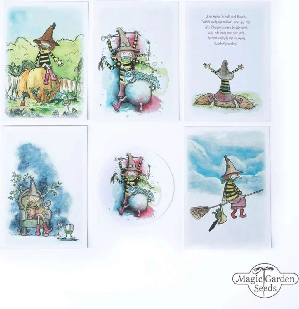 Mostri Di Fango Ed Erbe Delle Streghe - Set Di Semi Per Bambini 2 Mostri Di Fango Ed Erbe Delle Streghe - Set Di Semi Per Bambini - immagine 2