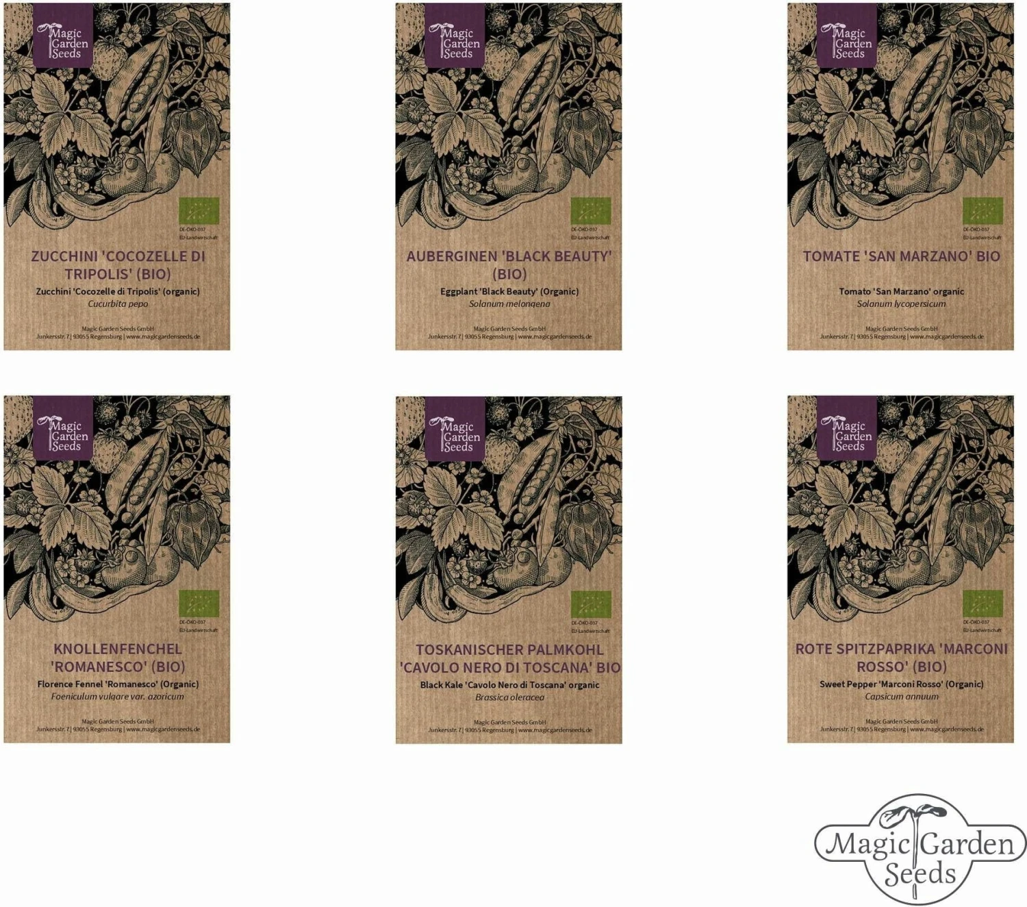 Ortaggi Mediterranei Bio Per Autosufficienza - Set Di Semi 3 Ortaggi Mediterranei Bio Per Autosufficienza - Set Di Semi - immagine 3