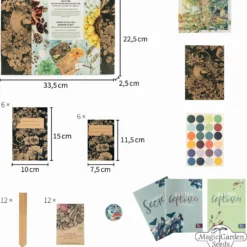 Orto Colorato Per Autosufficienza - Set Bio Per Moltiplicazione Semi -Offerta Economica Verdi Giard magic garden seeds orto colorato per autosufficienza set bio per moltiplicazione semi 1466693 it