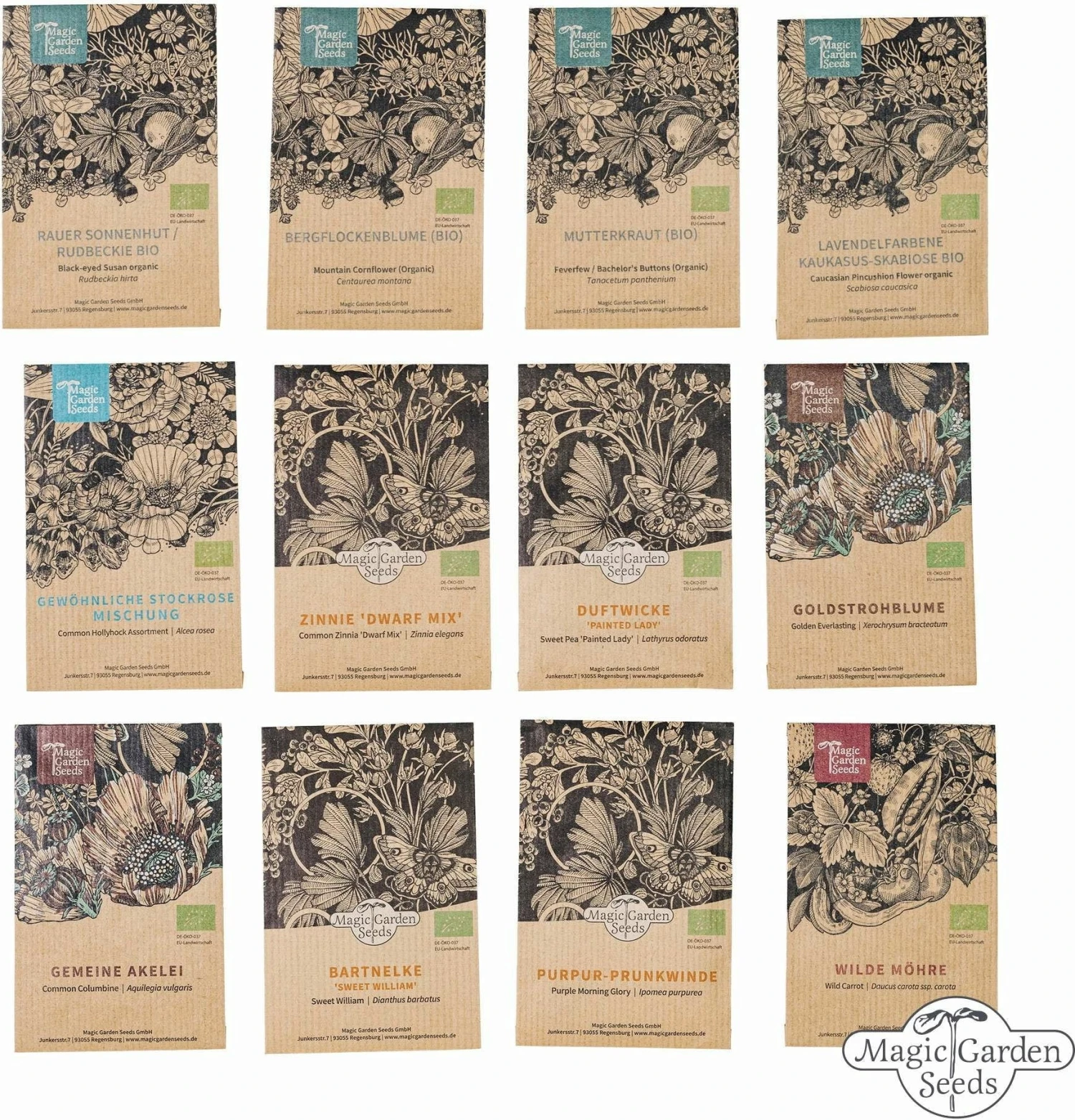 Tripudio Di Fiori Selvatici - Set Bio Per Moltiplicazione Semi 5 Tripudio Di Fiori Selvatici - Set Bio Per Moltiplicazione Semi - immagine 5