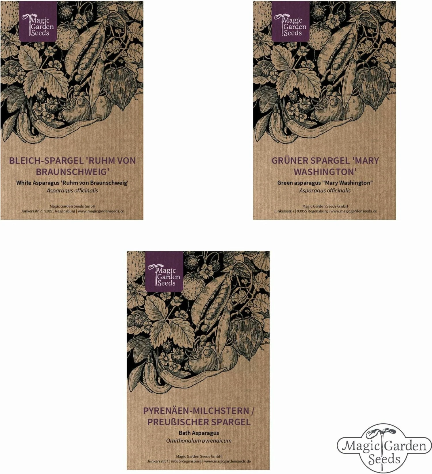 Varietà Di Asparagi - Set Di Semi 6 Varietà Di Asparagi - Set Di Semi - immagine 6