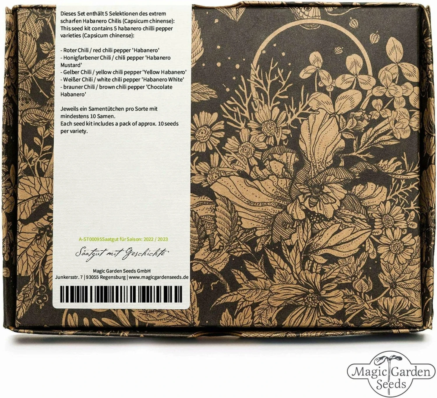 Varietà Di Peperoncini Habanero - Set Di Semi 5 Varietà Di Peperoncini Habanero - Set Di Semi - immagine 5