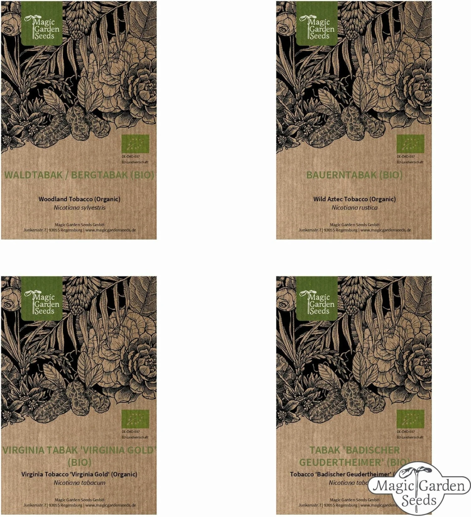 Varietà Rare Di Tabacco Bio - Set Di Semi 6 Varietà Rare Di Tabacco Bio - Set Di Semi - immagine 6