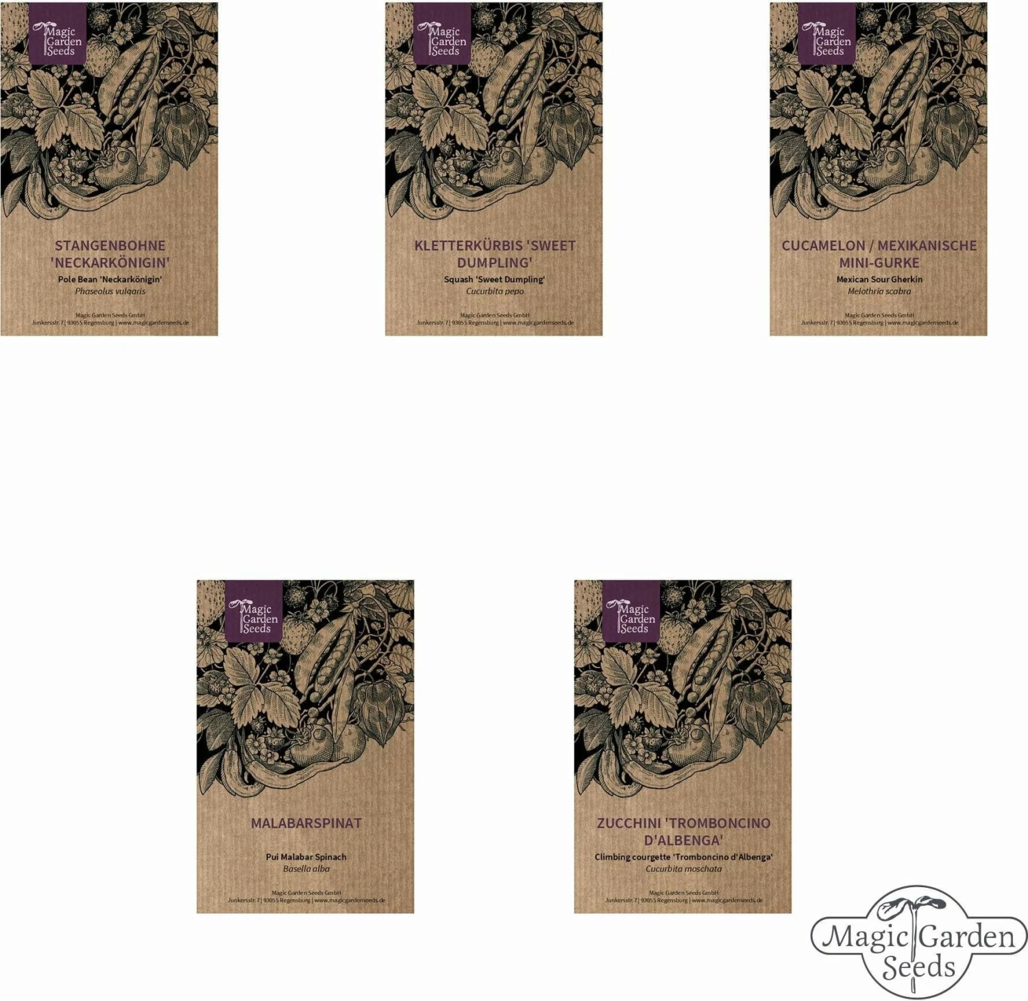 Verdure Rampicanti, Set Di Semi 4 Verdure Rampicanti, Set Di Semi - immagine 4