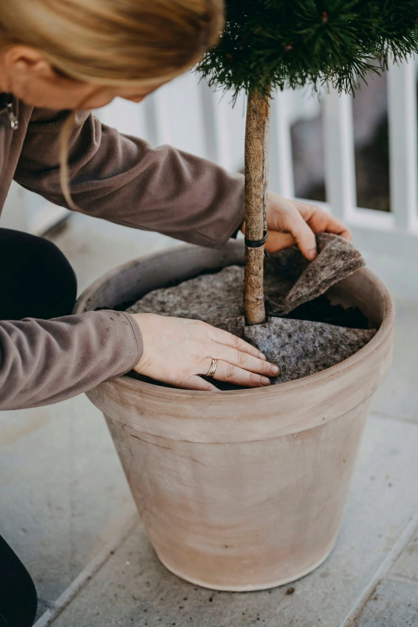 Tappetino Protettivo In Lana, Ø 21 Cm (2 Pz.) 3 Tappetino Protettivo In Lana, Ø 21 Cm (2 Pz.) - immagine 3