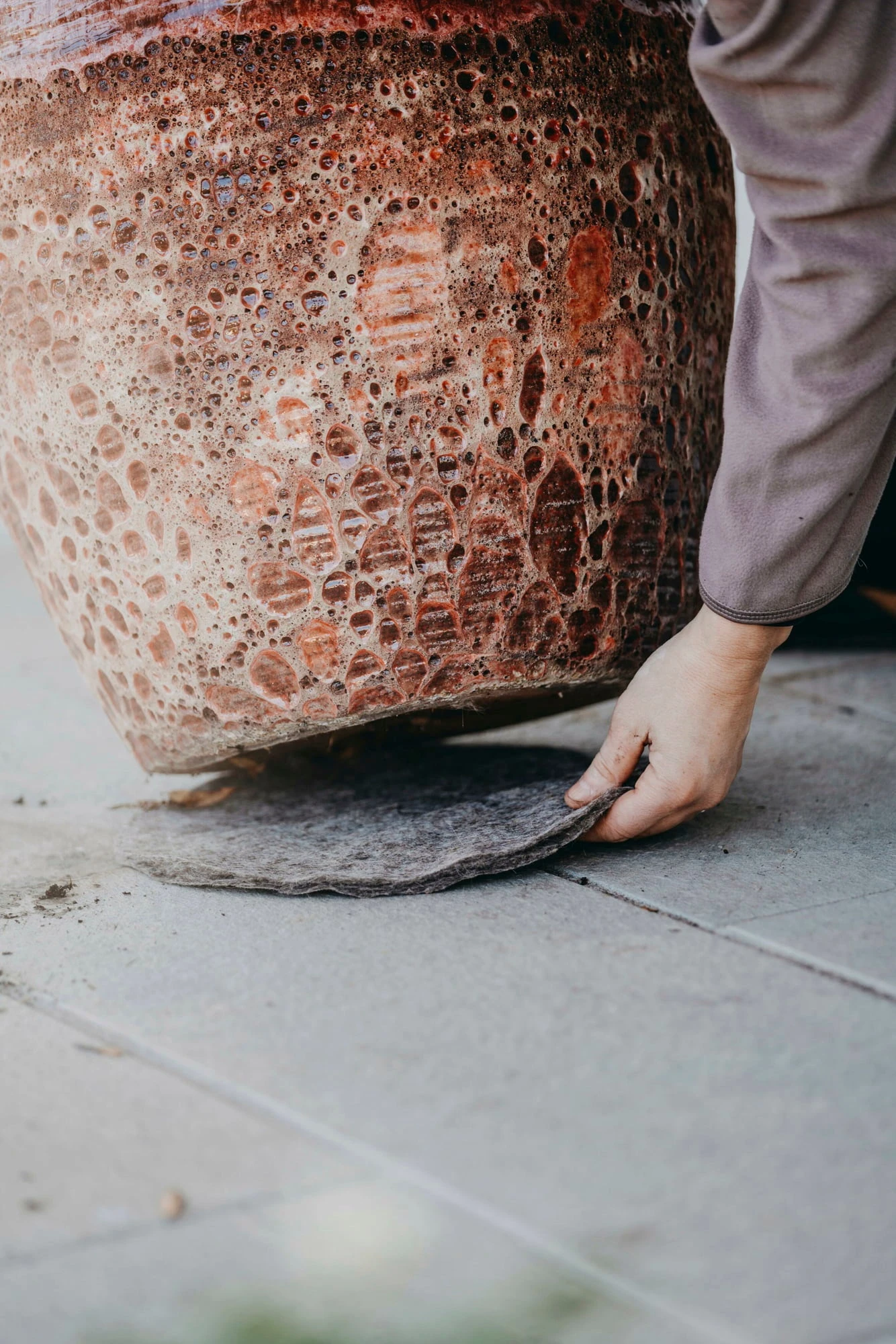 Tappetino Protettivo In Lana, Ø 21 Cm (2 Pz.) 1 Tappetino Protettivo In Lana, Ø 21 Cm (2 Pz.)