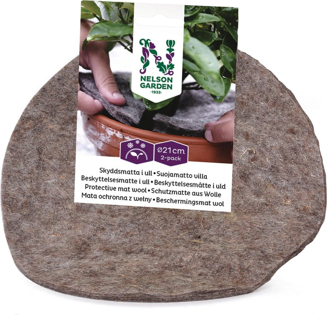 Tappetino Protettivo In Lana, Ø 21 Cm (2 Pz.) 2 Tappetino Protettivo In Lana, Ø 21 Cm (2 Pz.) - immagine 2
