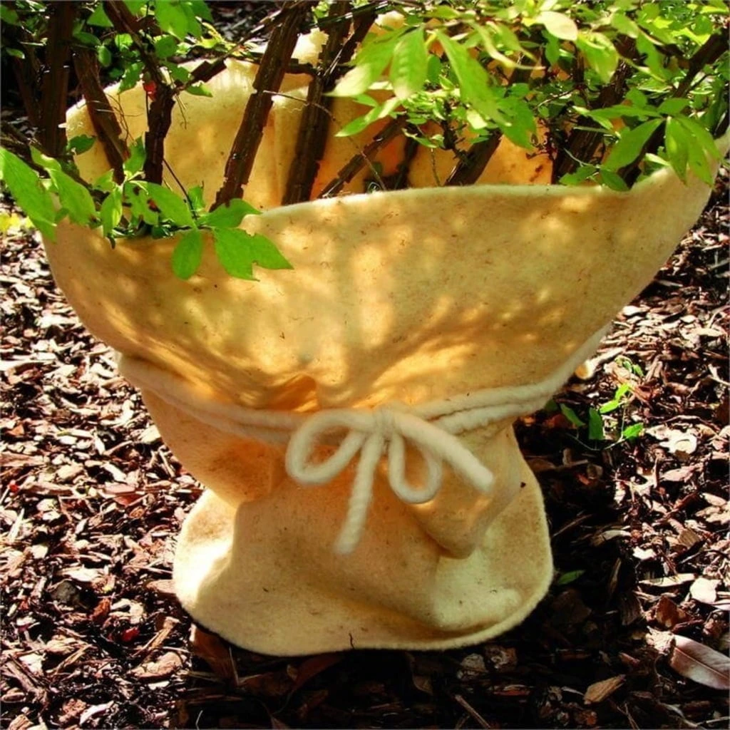 Telo Di Protezione Invernale In Lana Di Pecora - 100x150 Cm, Marrone 1 Telo Di Protezione Invernale In Lana Di Pecora - 100x150 Cm, Marrone