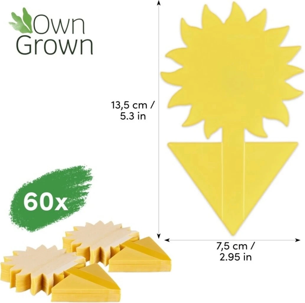 Adesivi Gialli Anti-Sciaridi, 60 Pz. 6 Adesivi Gialli Anti-Sciaridi, 60 Pz. - immagine 6