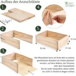 Mini Giardino In Cassetta - Erbe Aromatiche -Offerta Economica Verdi Giard own grown mini giardino in cassetta erbe aromatiche 1 set 1684349 it