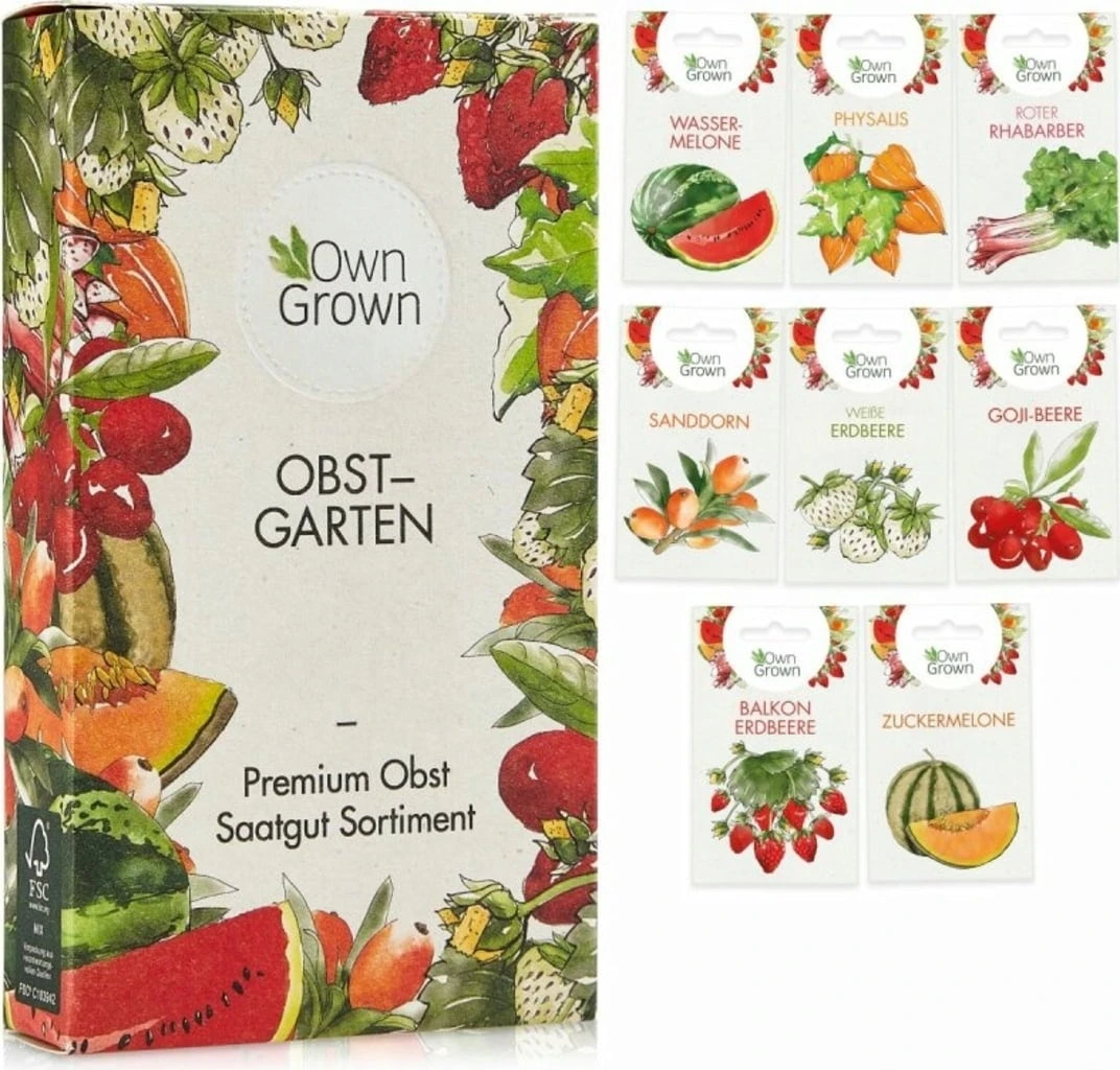 Set Di Semi - 8 Frutti Da Giardino 2 Set Di Semi - 8 Frutti Da Giardino - immagine 2