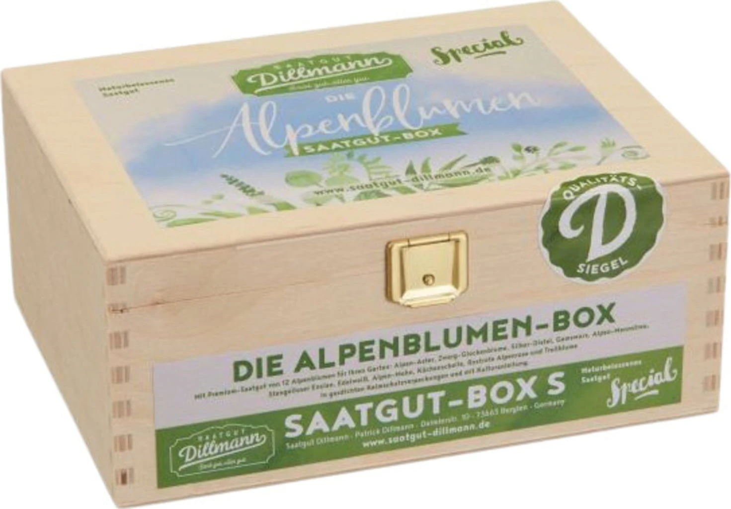 Box Di Semi Di Fiori Alpini - S 1 Box Di Semi Di Fiori Alpini - S