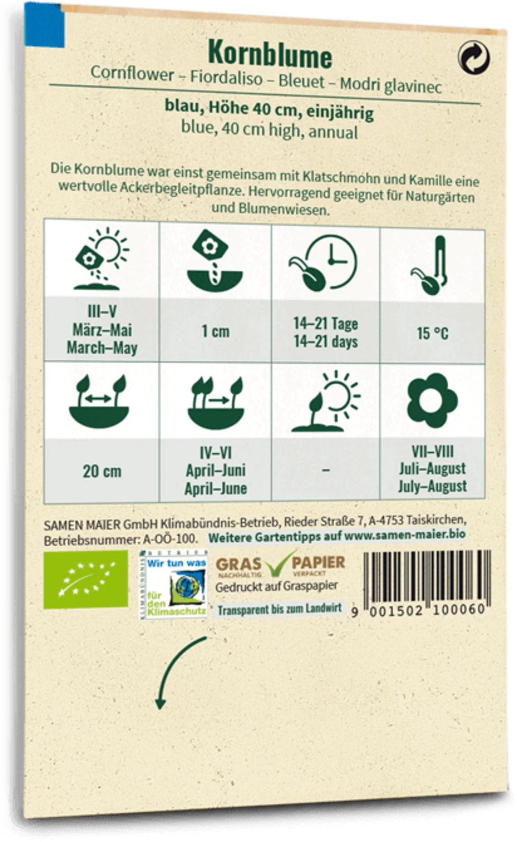 Fiordaliso Bio 1 Fiordaliso Bio