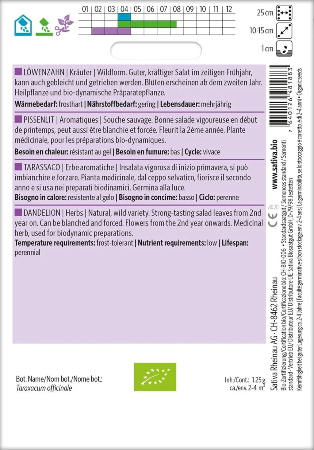 Erbe Aromatiche - Tarassaco Bio 2 Erbe Aromatiche - Tarassaco Bio - immagine 2