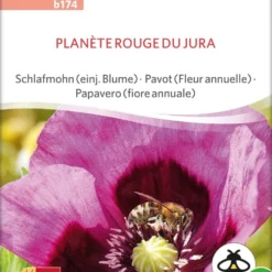 Fiore Annuale -Papavero Bio Planète Rouge Du Jura