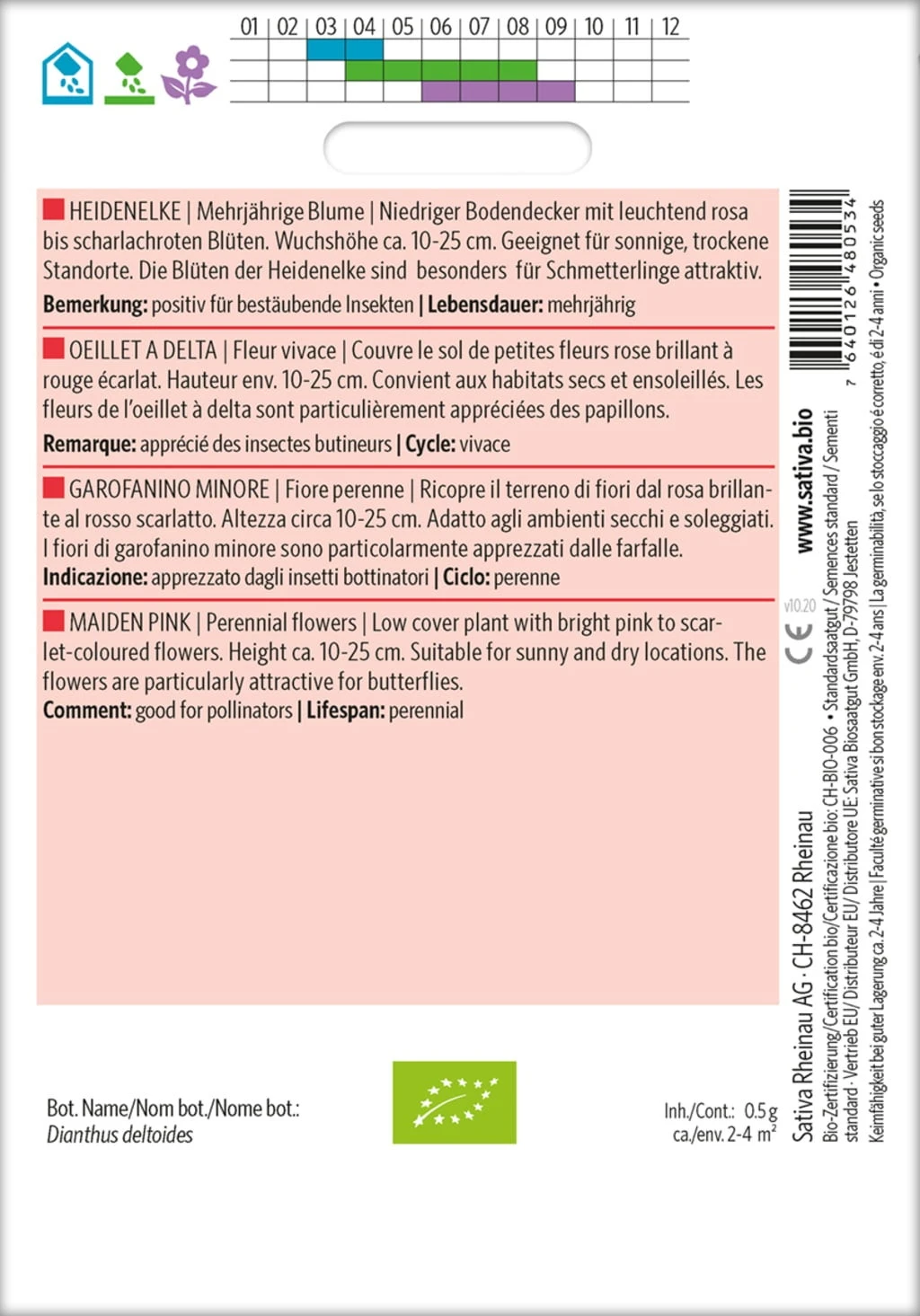 Fiore Perenne - Garofanino Minore Bio 2 Fiore Perenne - Garofanino Minore Bio - immagine 2