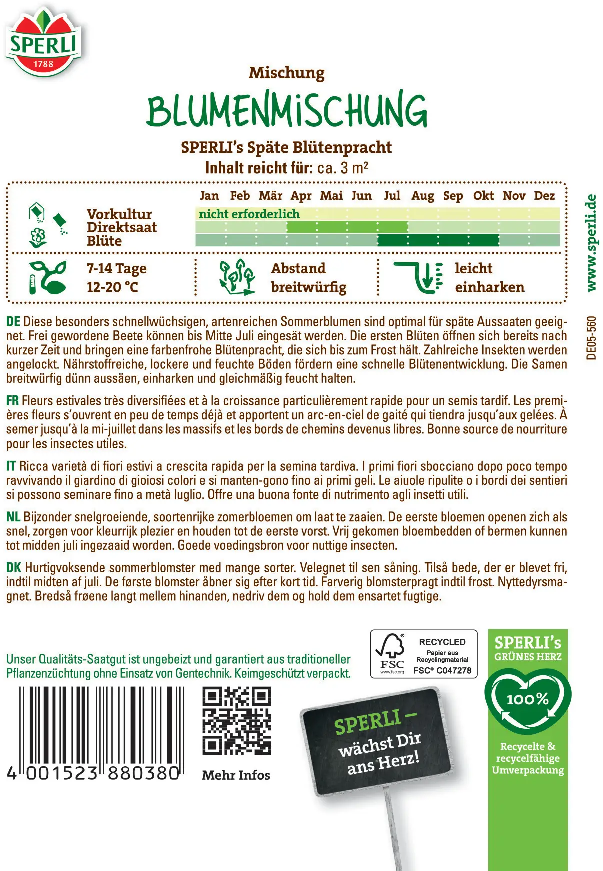 Mix Di Fiori - Fioritura Tardiva 1 Mix Di Fiori - Fioritura Tardiva