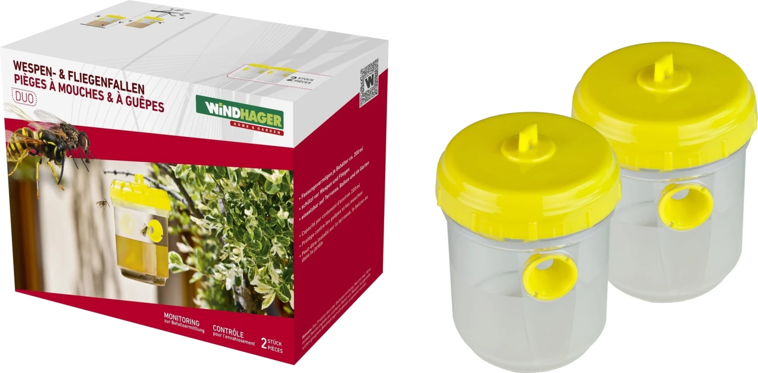 Windhager 2 Trappole Per Vespe E Mosche, 2 Pz. 5 Windhager 2 Trappole Per Vespe E Mosche, 2 Pz. - immagine 5