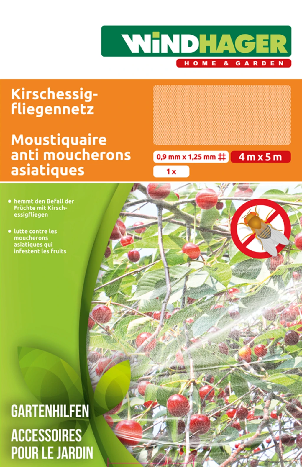 Windhager Rete Anti Moscerini Dei Piccoli Frutti 4 Windhager Rete Anti Moscerini Dei Piccoli Frutti - immagine 4