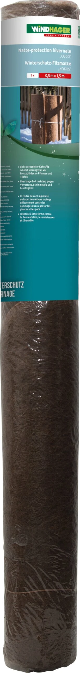 Windhager Telo In Feltro Di Cocco, 0,5x1,5 M 2 Windhager Telo In Feltro Di Cocco, 0,5x1,5 M - immagine 2