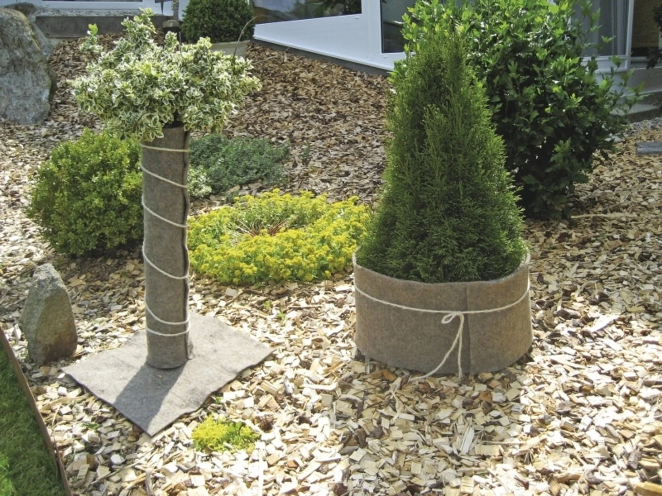 Windhager Telo In Feltro Di Lana Di Pecora, 2 X 0,5 M 3 Windhager Telo In Feltro Di Lana Di Pecora, 2 X 0,5 M - immagine 3