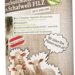 Windhager Telo In Feltro Di Lana Di Pecora, 2 X 0,5 M